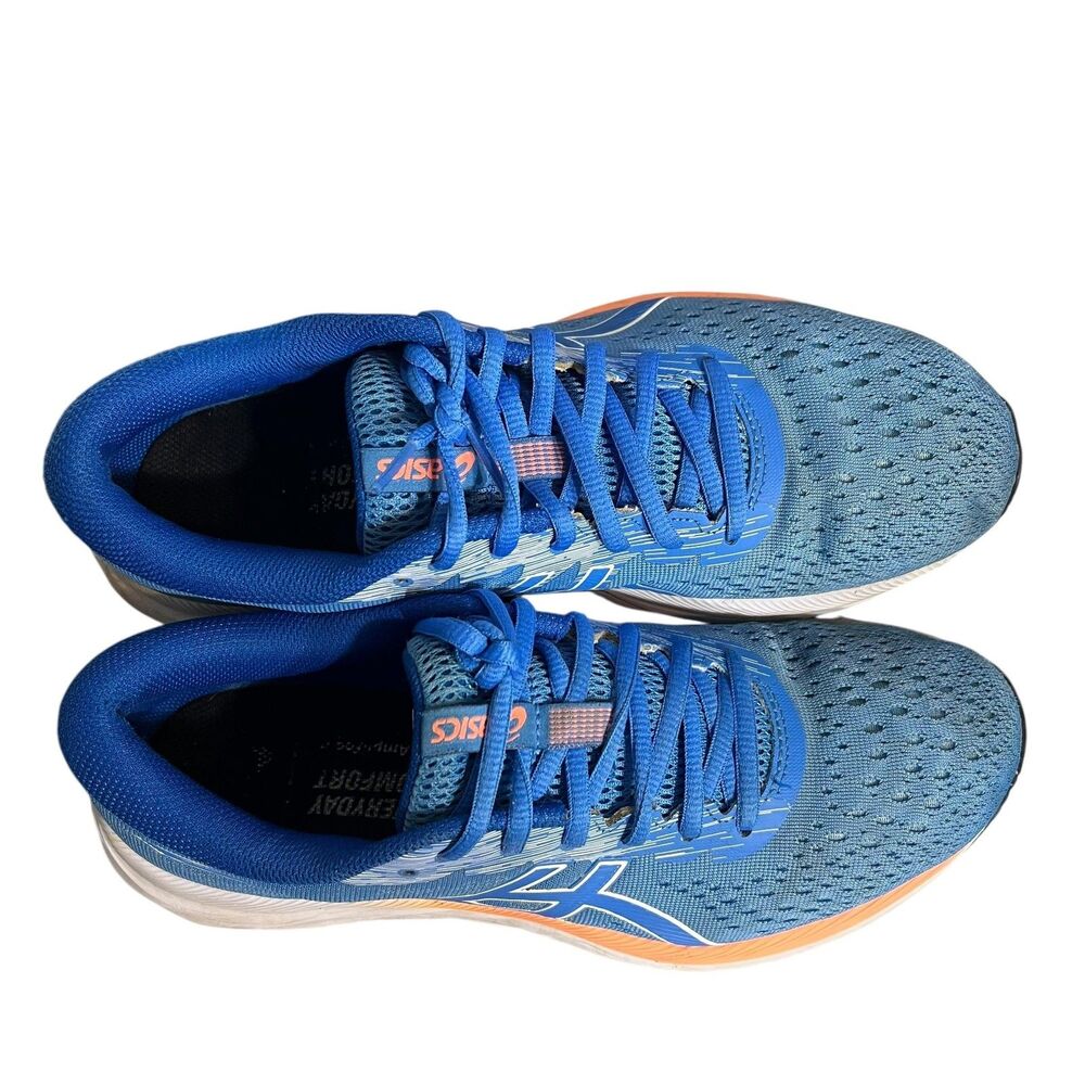 ASICS Gel-Excite 7 Shoes Womens Size 10 Blue Orange Running 1012A562 Sneakers - Picture 3 of 8